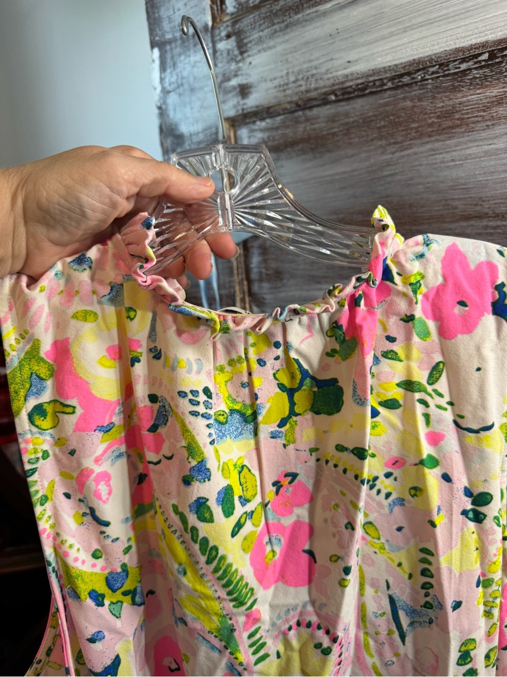 crown & ivy Pink Floral Paisley Ruffled Sundress - Picture 5 of 6